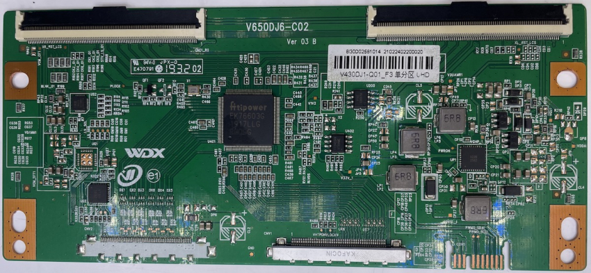 GY06-S43U4354J V650DJ6-C02 V430DJ1-Q01_F3 T-Con