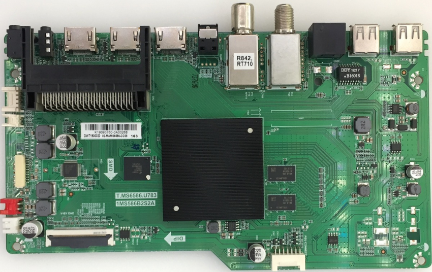 49UHD-1291 T.M6586.U783 1MS586B2S2A 02-MAMS6586-CC08  Mainboard