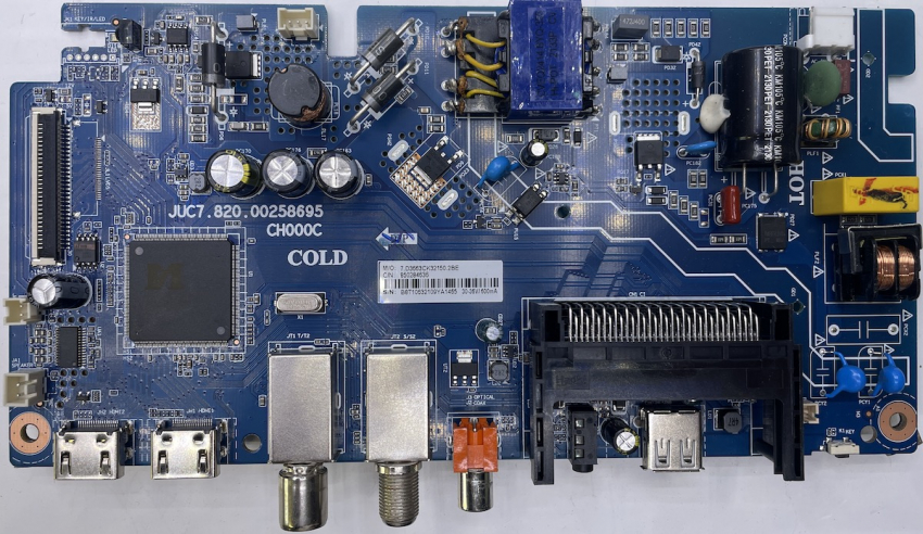 ODL32850HC-TB CV3663C-K32 JUC7.820.00258695 motherboard