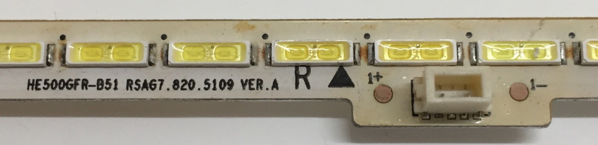 HE500GFR-B51 RSA67 .820.5109 VER.A  R-type LED Backlight LTDN50K366WS