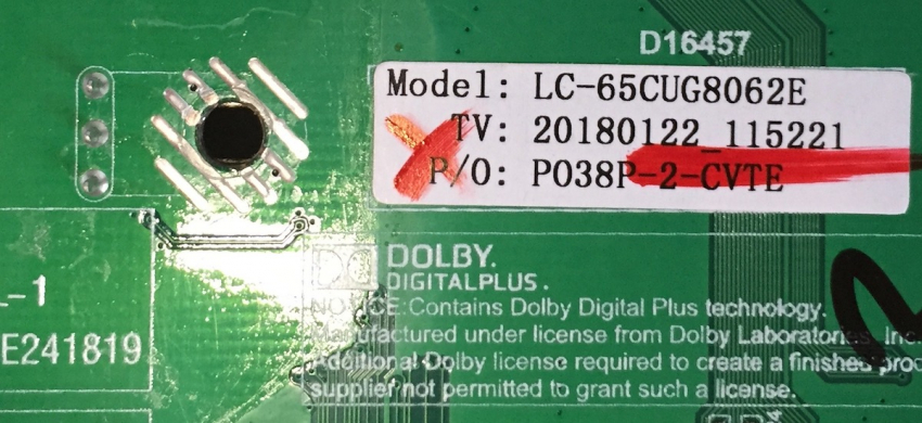 LC-65CUG8062E LC-65UI7352E T.MS6488E.U703 20180122_115221 Mainboard