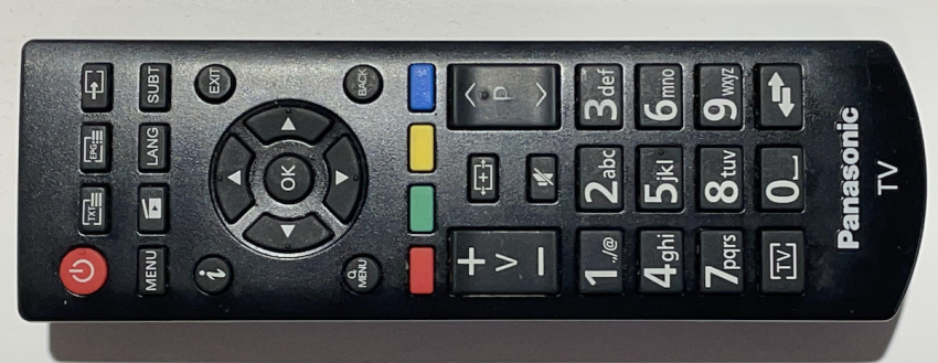 Panasonic 30092556 RC A39126 Original Fernbedienung Universal