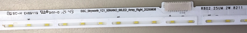 UE40D6510 55NAN0889PB 55NAN0869PA SSC_Skyworth_Y21_55NANO_66LED_Aray_Right_20200808 LED Backlight