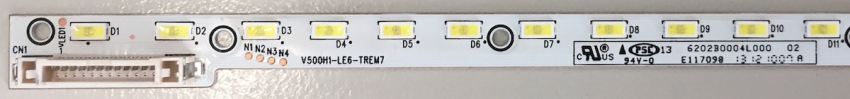 50/204-GB-5B-FNBKU-FU V500H1-LE6-TREM7 6202B0004L000 LED Backlight