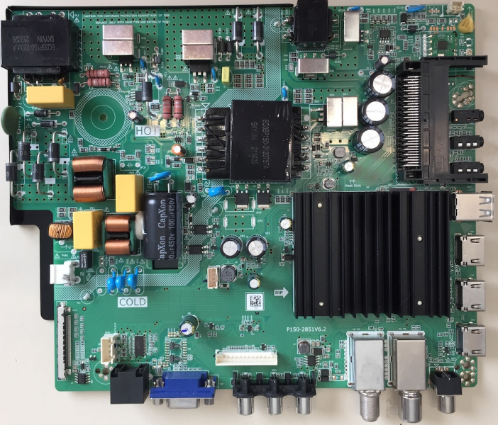 UHD55ADS314BU HV550QUB-F12 P150-2851V6.2-A Mainboard