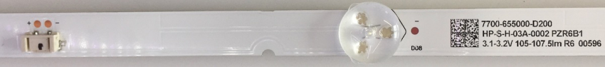 Set 4x 7700-655000-D200 M08-SL55030-1001N-4024F LED-Backlight für 55MUB7011