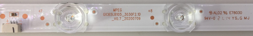 65P611 Set4 4xGIC65LB105_3030F2.1D V0.7_20200709 4C-LB6512-ZM05J LED Backlight