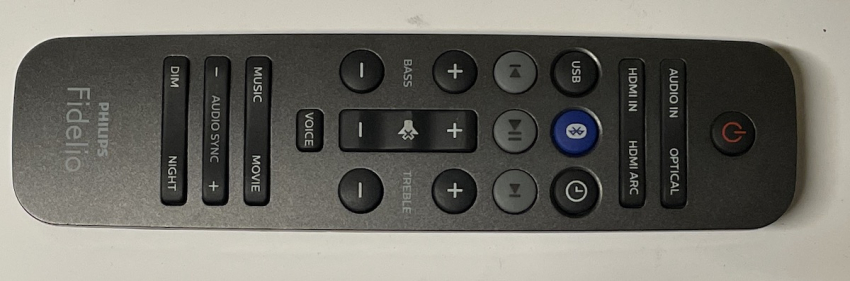 Philips Fidelio B1 Original remote control