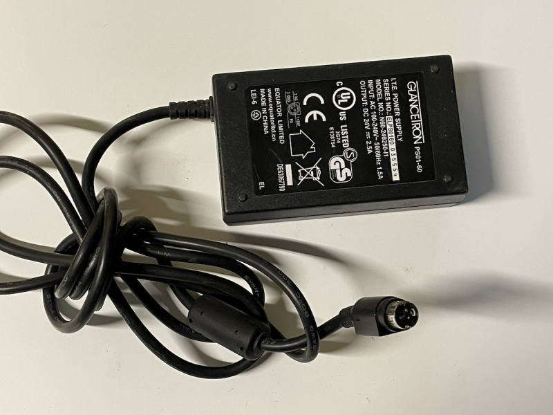AC Adaptor GLANCETRON PS01-60 24V 2.5A