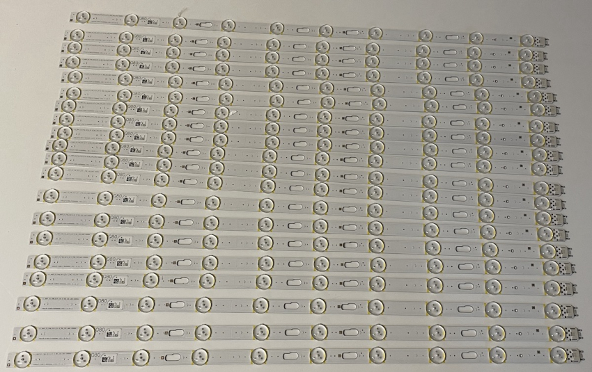 Set 20x L1_Q80T_E5__FAM_S2(5)_R1.0_TBC_100_LM41-00996A  LED Backlight  für  GQ55Q80TGT