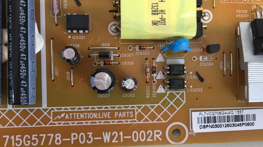 42PFL5038K 715G5778-P03-W21-002R PLTVCQ706GAJ4Q Netzteil