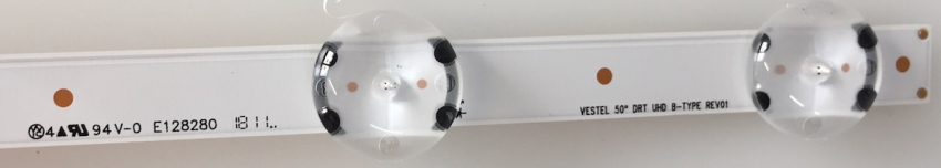 P50U600M4CWI, LED50UHD195WIFI LT-50VU980 Set6 4x3009-6727 VESTEL 50" DRT UHD A-TYPE REV01 und 2x3009-6728 VESTEL 50" DRT UHD B-TYPE REV01 LED Backlight z.B für P50U600M4CWI, LED50UHD195WIFI