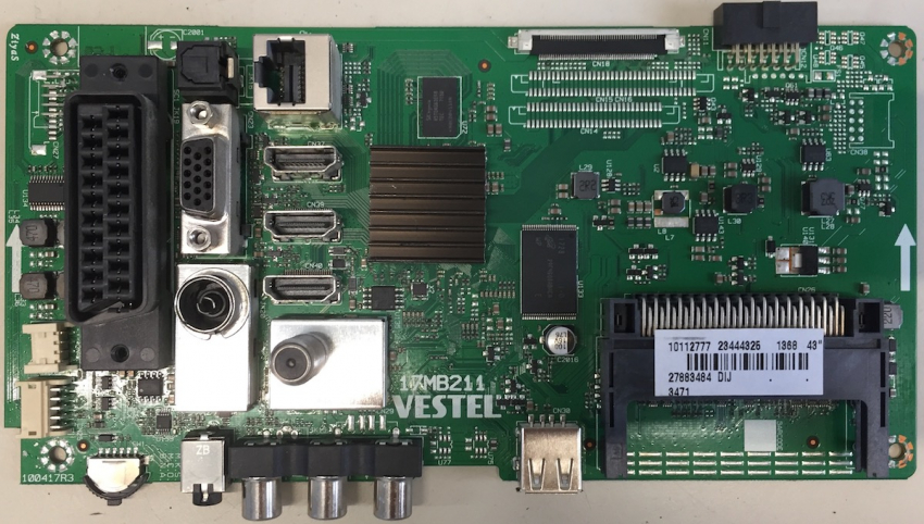 B43F545B 17MB211 23444325 Mainboard