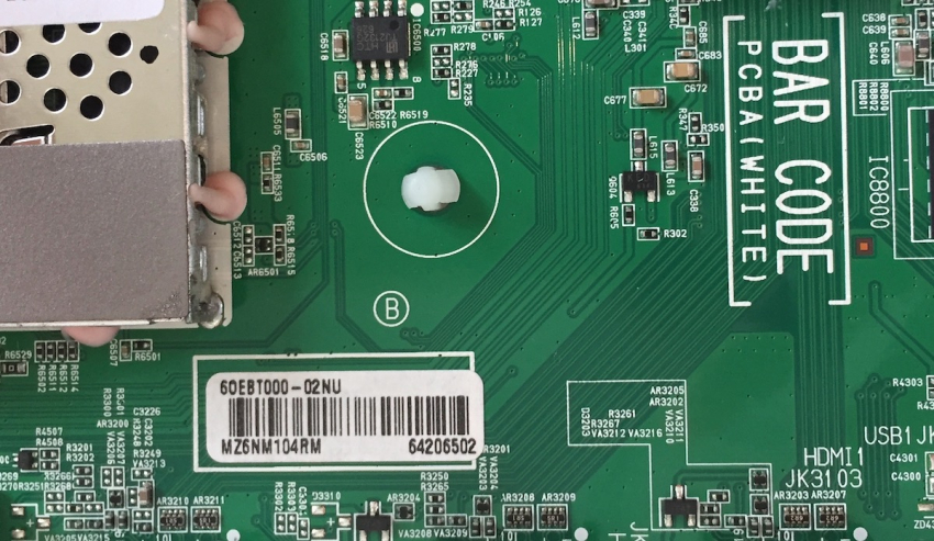 75UH780V EAX66845306(1.1) 64206502 Mainboard