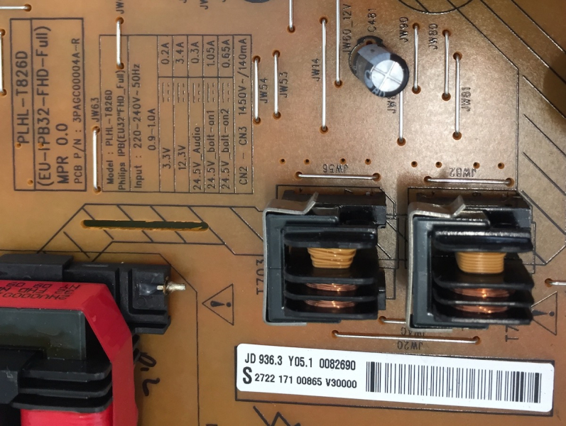 Netzteil PLHL-T826D EU-IPB32-FHD-Full z.b für 32PFL8404H