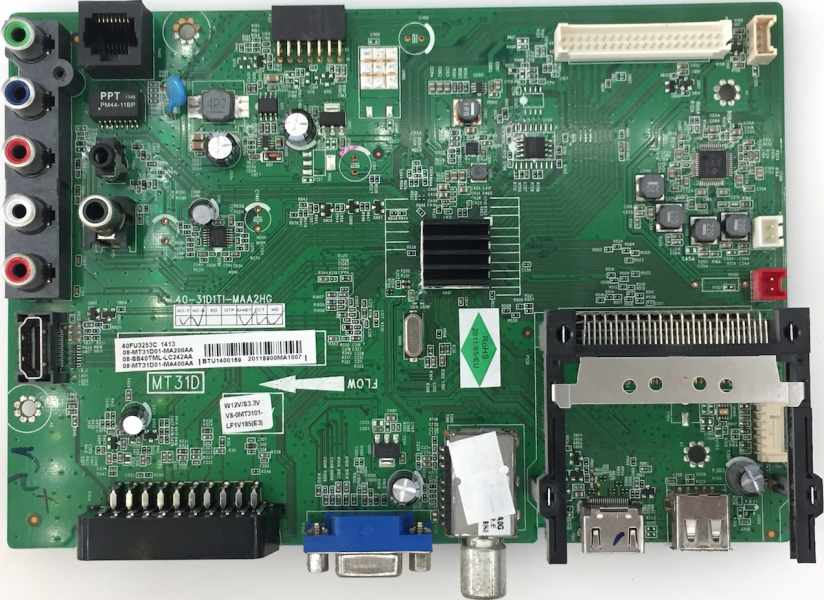 40FU3253C 40-31D1TI-MAA2HG 08-MT31D01-MA200AA Mainboard