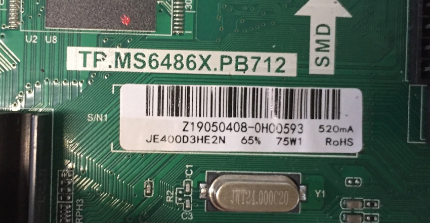 LC-40FK5122E TP.MS6486X.PB712 JE400D3HE2N 20190510_165820 Mainboard