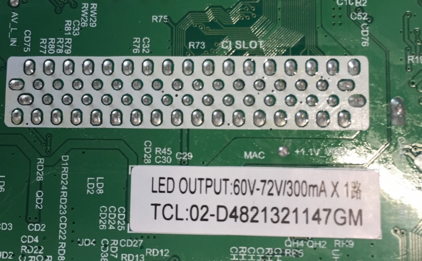 L32M5-5ASP TPD.MS6683.PB792 TCL 02-D4821321147GM  Mainboard