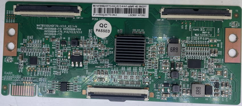 55MUD6001Y 55P5GY N4TB550UHDF70-V4.0 HV550QUB-F70-V4.0 5863FF T-Con