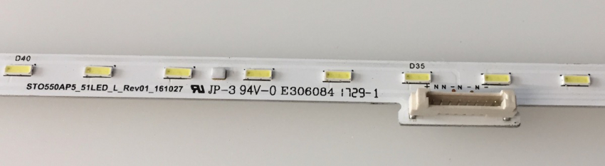 KD-55XE7005 KD-55XE7077 LED-Backlight STO550AP5_51LED_L_Rev01_161027