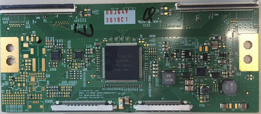 60PFL8707S/12  6870C-0425B 3018C1 T-CON