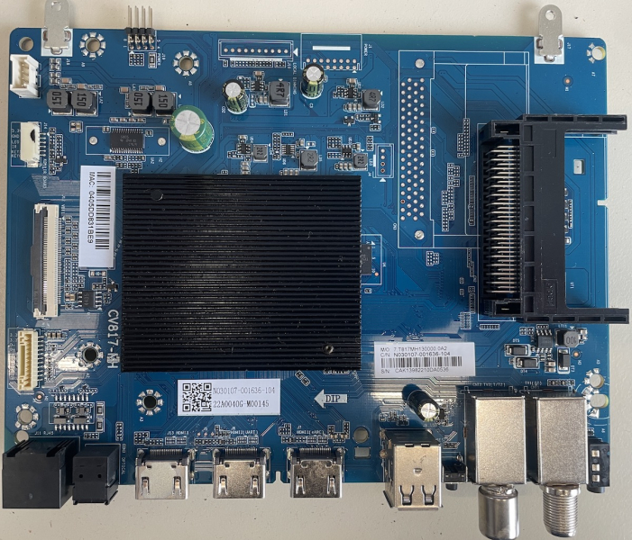 43MUD6001Z 7.T817MH130000.0A2 CV817-MH Mainboard