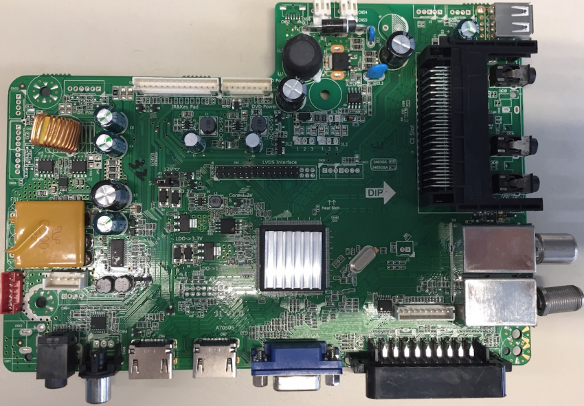 LDDW22N J1V1.0-A 32L 7.01.1.3463019R Mainboard