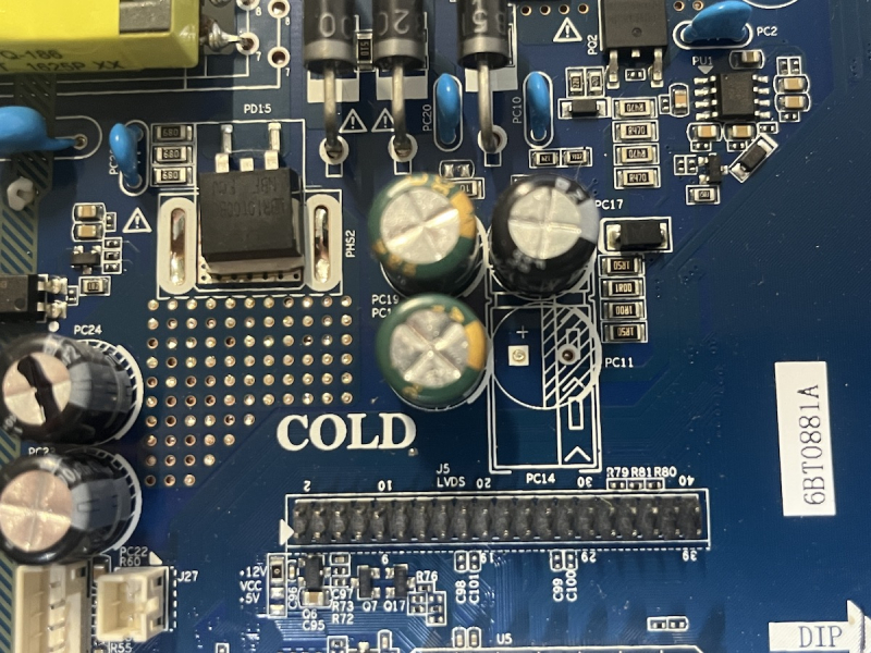 JTC GENESIS 4 (DVB-PM14009HCATS) Mainboard CV3463H-C42-12-E3 LSC400HN03-W