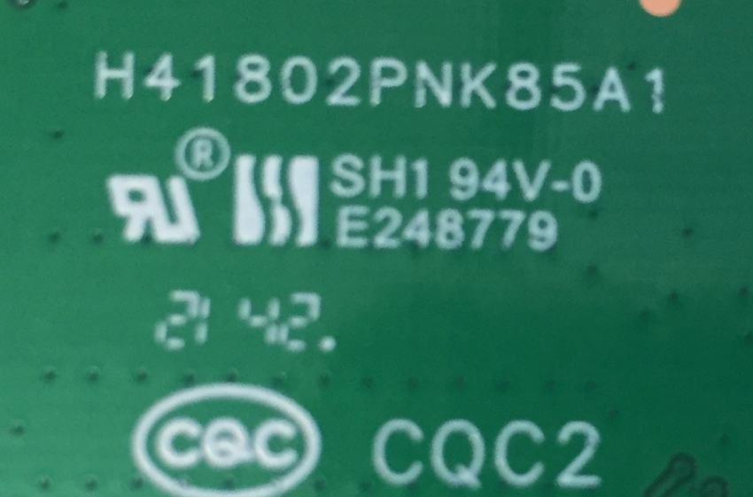 55A6CG V55A6FG 55A6GG RSAG7.820.11538/ROHVER.A 1.2mm  298366 305044  H41802PNK85A1 T-con