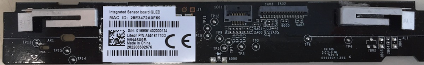 Integrated Sensor Board QLED WN4609B E85792  282206502676 323C163121YD