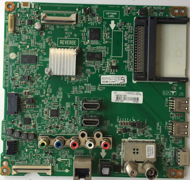 49LJ614V EAX67129604(1.0) 64578541  Mainboard