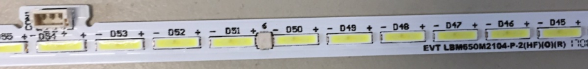 65PUS7502/12 EVT LBM650M2104-P-2(HF)(O)(R) LED Backlight