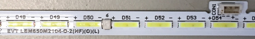 65PUS7502/12 EVT LBM650M2104-O-2(HF)(O)(L) LED Backlight