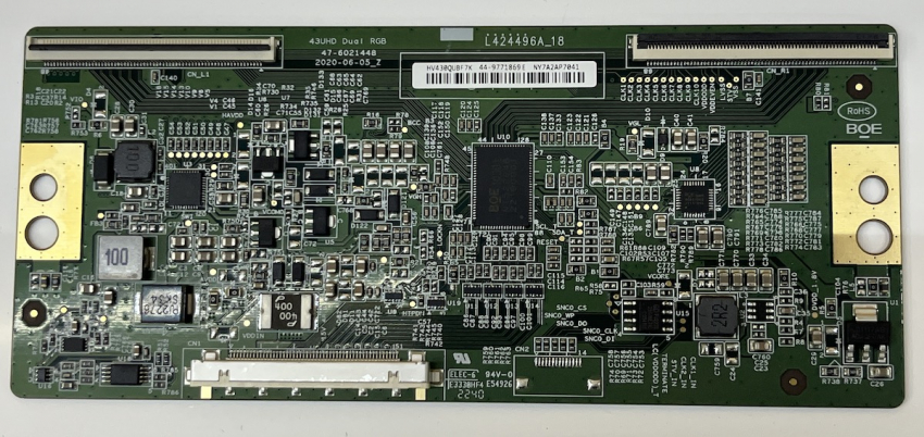 KD-43X80L T-Con L424496A_18 HV430QUBF7K 47-6021448