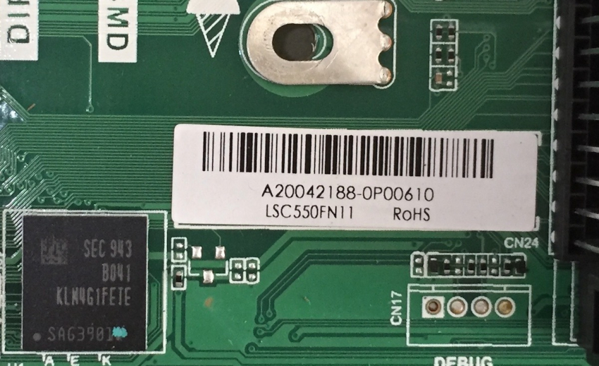 BLA-55/405V-GB-11B4 T.MS6586.U703 LSC550FN11 20190911_202257 P/O:65G Mainboard