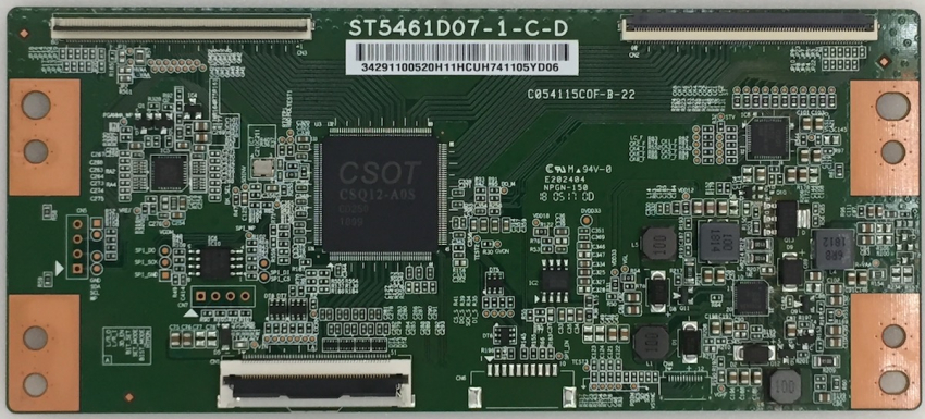 55DG2A52B 55UD6406 ST5461D07-1-C-D 34291100520H C054115COF-B-22 T-Con