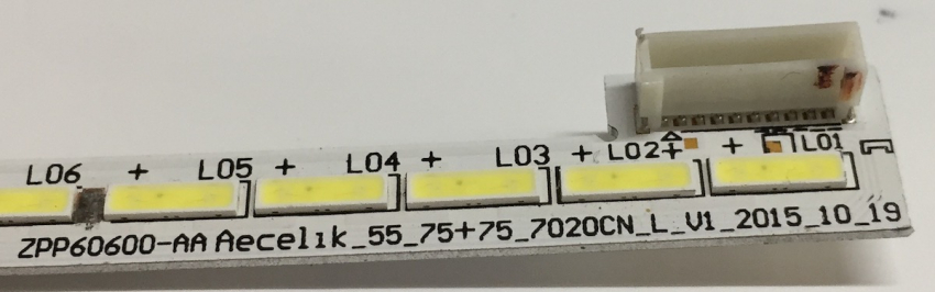 ZPP60600-AA Aecelik_55_75+75_7020CN_L_V1_2015_10_19 LED Backlight z.B für 55GUB9772, 55GUS9689