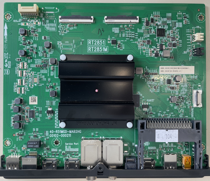 75V6B motherboard 40-R51MGD-MAB2HG G0102-000211 V8-R51AT01-LF