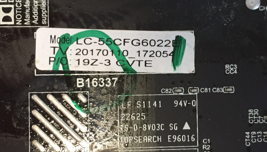 LC-55CFG6022B  T.MS6486.711 LC550DUY-SHA1 20170110_172054 Mainboard