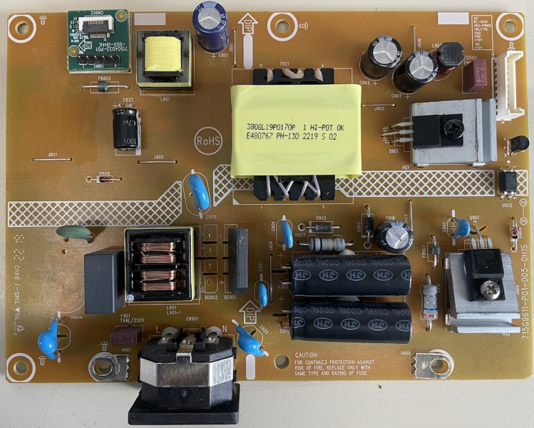 C27G2ZE/BK 715G9611-P01-005-0H1S Netzteil