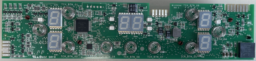 INDI100F BU1760CFT W11226244 W11244160S W11435473 B Touch Panel / Display Modul