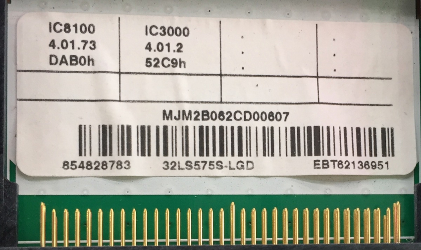 32LS575S motherboard EAX64307906(1.0) EBT62136951