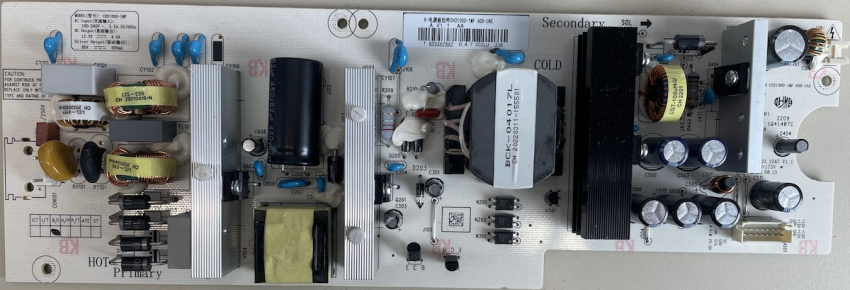 SRT43UD7553 JUM7.820.1047 V1.1 CH2100D-1MF 600-UAE Netzteil