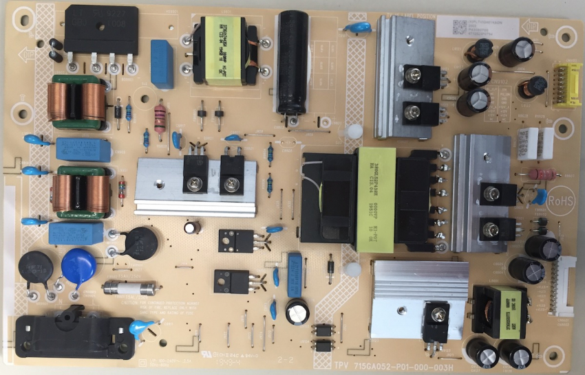 43PUS7304 43PUS7394 power board 715GA052-P01-000-003H PLTVIQ401XADN