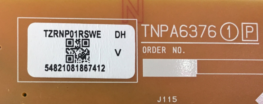 Netzteil TNPA6376 (1P)  TZRNP01RSWE für TX-55FXW654S TX-55FXW584S TX-55FXN588 TX-55FXX689 TX-55FXN688