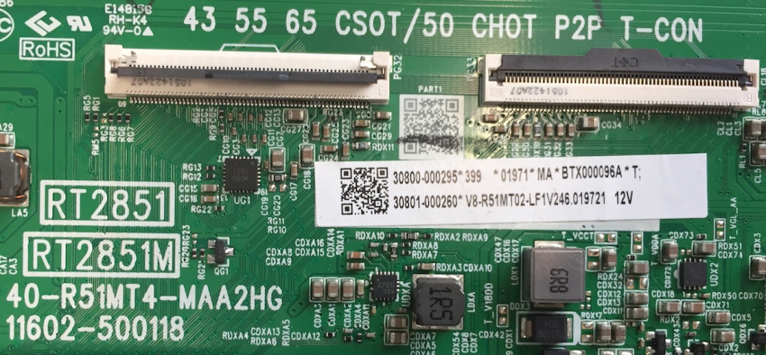 43C722 40-R51MT4-MAA2HG 11602-500118 RT2851M V8-R51MT02-LF1V246.019721  Mainboard