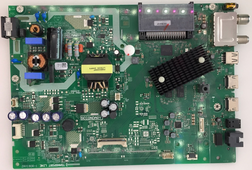 43VOE61 43VAE60 43GFB6070 Mainboard ZAY190R-1 TSX110