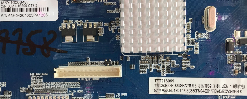 DVB-PMU15509 Mainboard CV3463H-K A550ND1N04-1 LSC550FN04-C01 BJM1-15509-0T5G