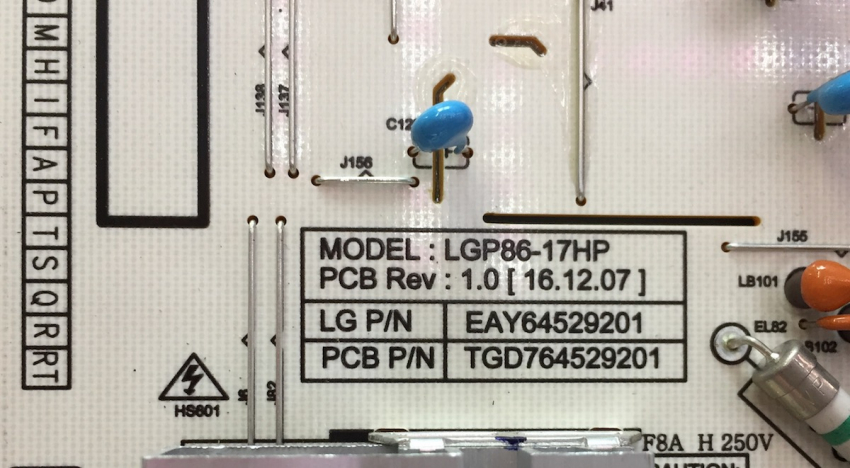 LGP86-​17HP EAY64529201 TGD764529201 Netzteil