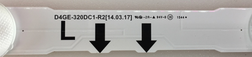Set4 4x D4GE-320DC1-R2 UE32H5070, UE32H6470, UE32J5150, UE32J5550, UE32J6250,5670, T32E310, 32E310EW  LED Backlight